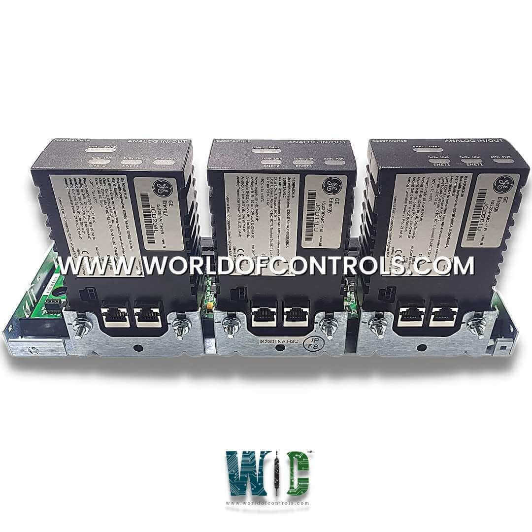 IS230TNAIH1C - Analog I/O DIN-Rail Module